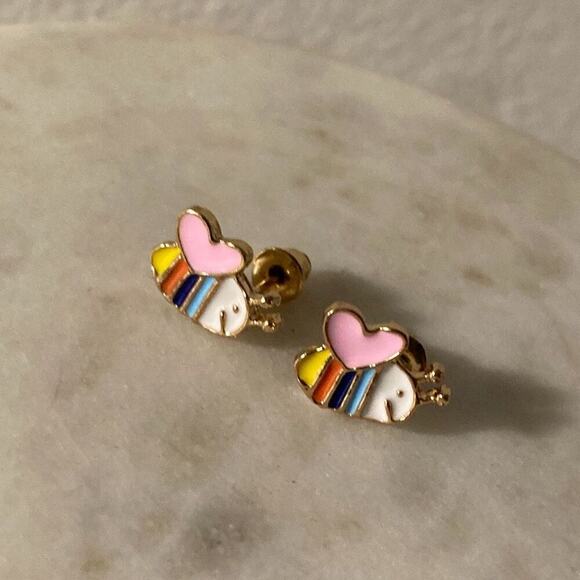 Stud Earrings bee - Picture 1 of 3